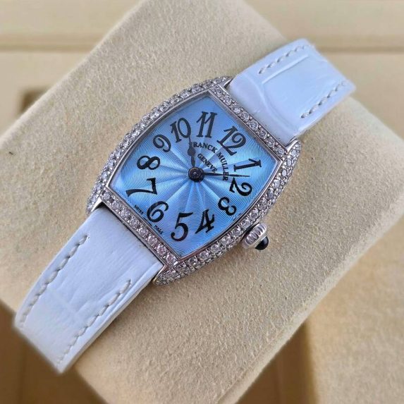 Franck Muller Cintrée Curvex Mini White Gold
