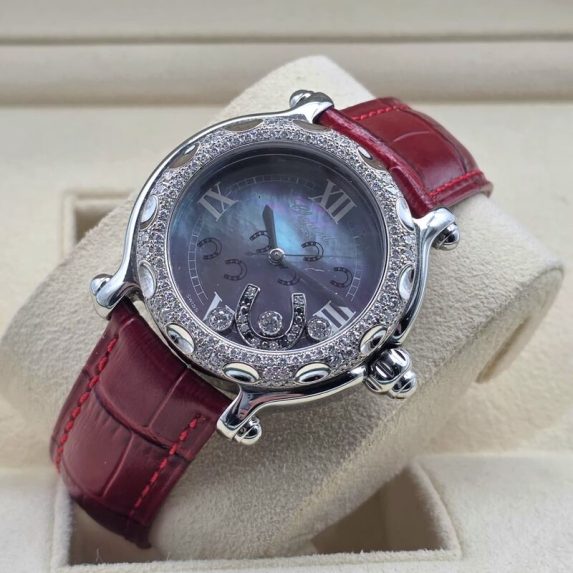 Chopard Happy Sport Horseshoe 38 MOP Factory Diamonds