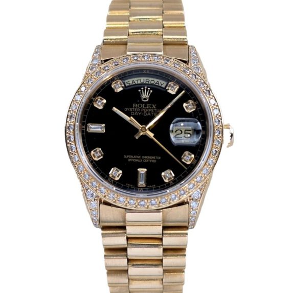 Rolex Day-Date 36 18338 Factory Diamond Lugs