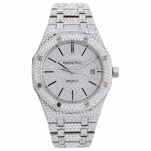 Audemars Piguet Royal Oak 15400ST Custom Diamond Set