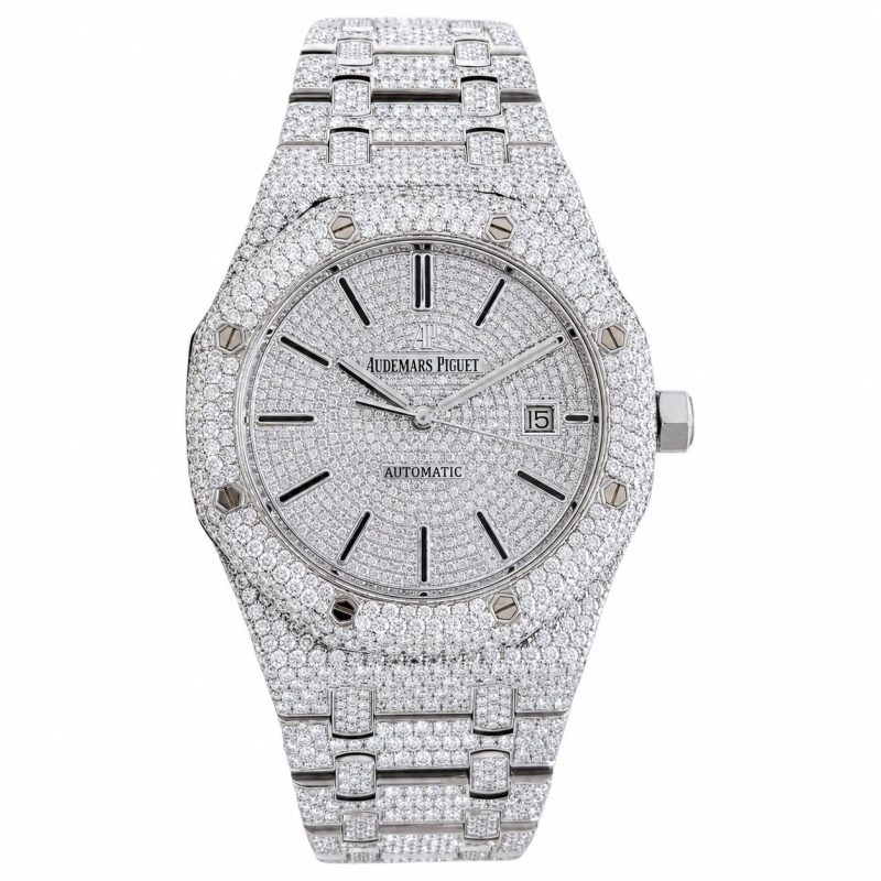 Audemars Piguet Royal Oak 15400ST Custom Diamond Set