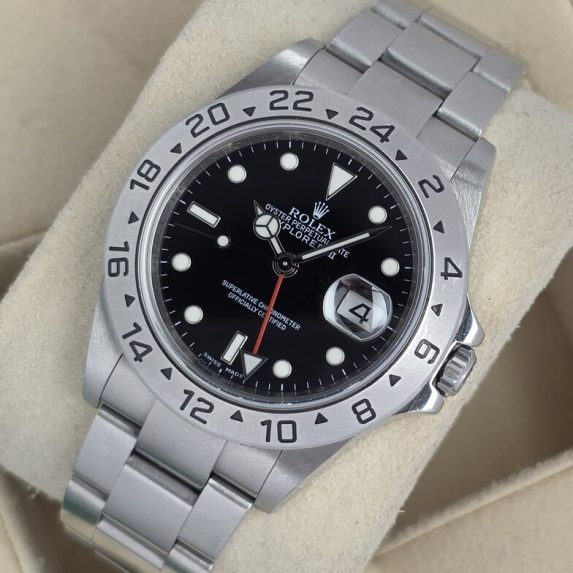 Rolex Explorer II 16570 Engraved Rehaut 3186