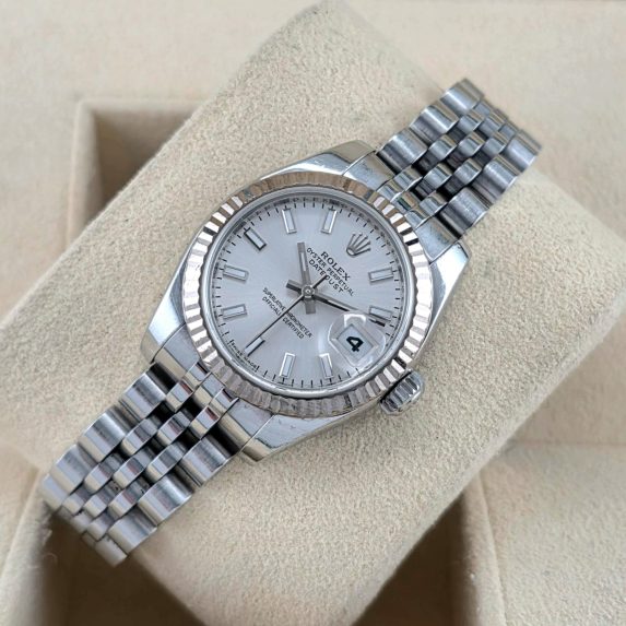 Rolex Lady-Datejust 26 Silver Dial 179174
