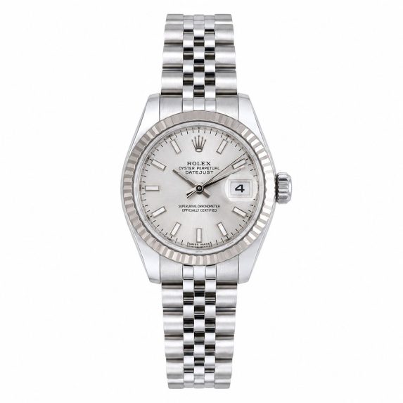 Rolex Lady-Datejust 26 Silver Dial 179174