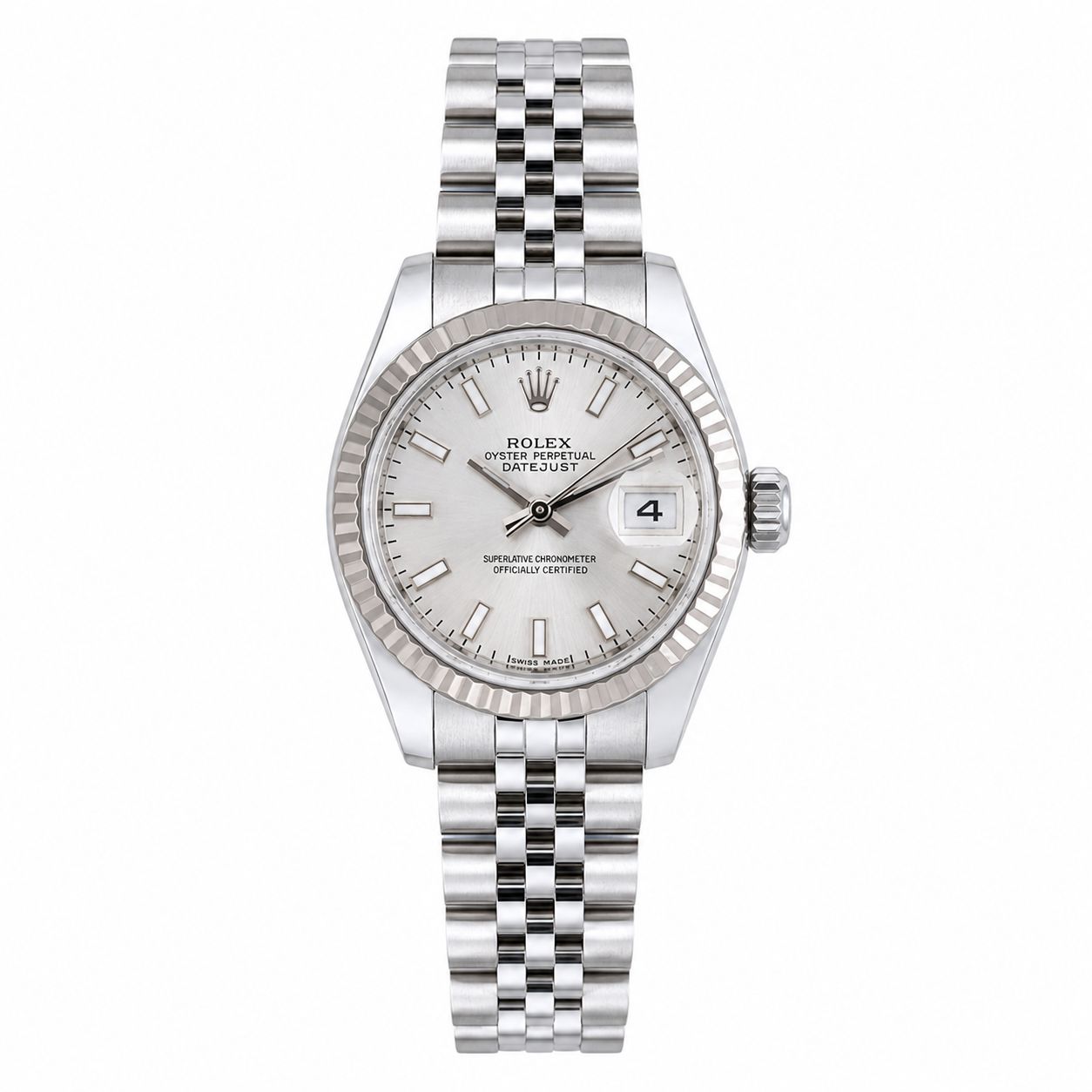 Rolex Lady-Datejust 26 Silver Dial 179174