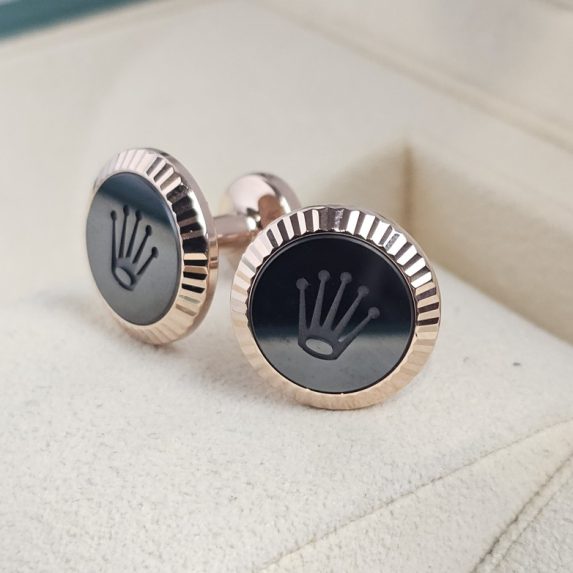 Rolex A1035 Rose Gold Cufflinks 2025