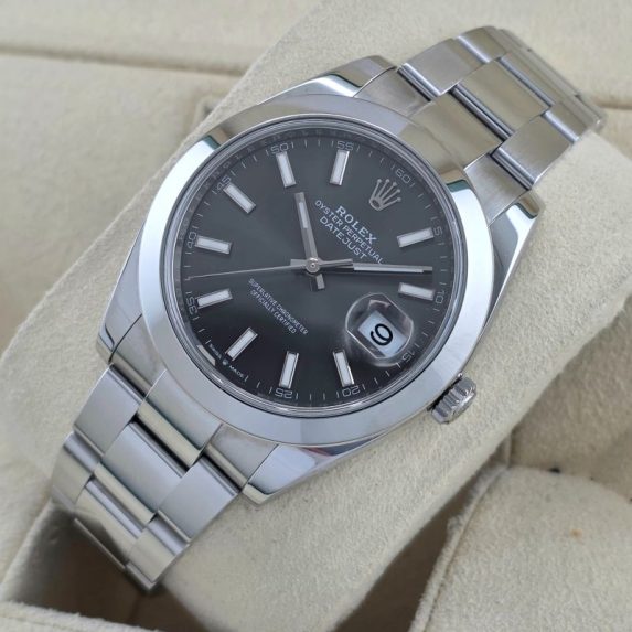 Rolex Datejust 41 126300 Rhodium Dial