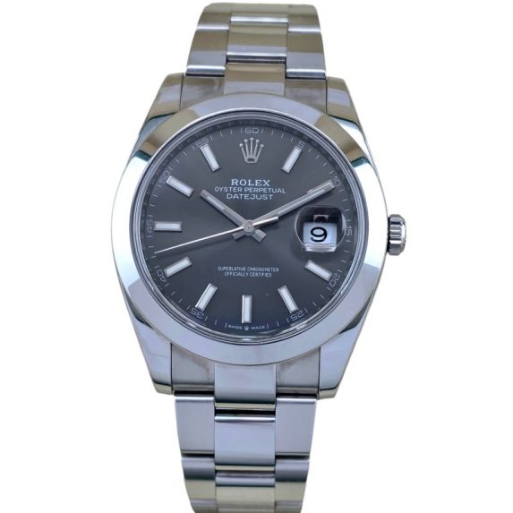 Rolex Datejust 41 126300 Rhodium Dial