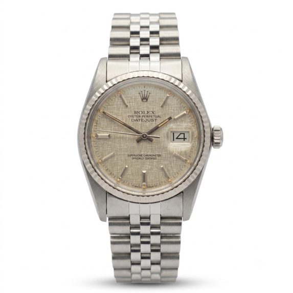 Rolex Datejust 36 Silver Linen 16014