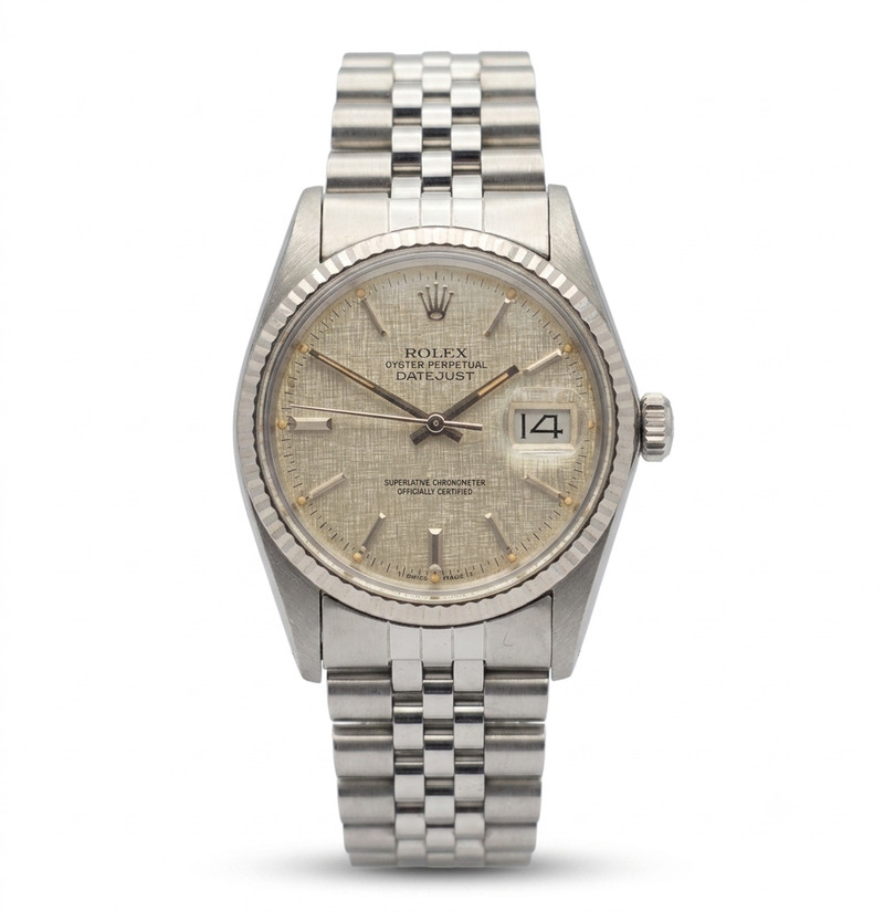 Rolex Datejust 36 Silver Linen 16014