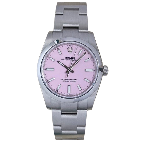 Rolex Oyster Perpetual 34 124200 Candy Pink 2026 Full stickers