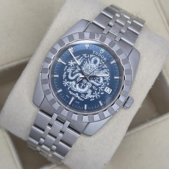 Tudor Classic Date 21010 Oriental Dragon