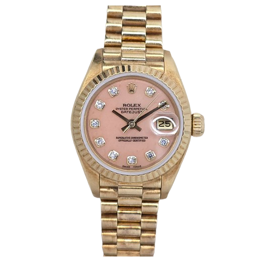 Rolex Lady-Datejust 69178G Pink Coral Diamond