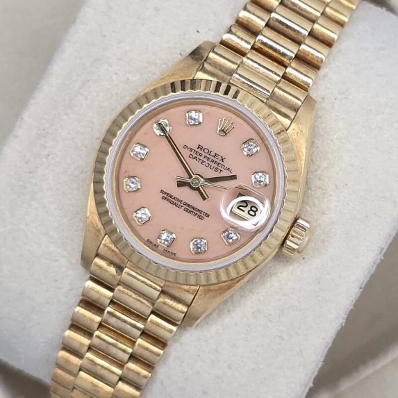 Rolex Lady-Datejust 69178G Pink Coral Diamond