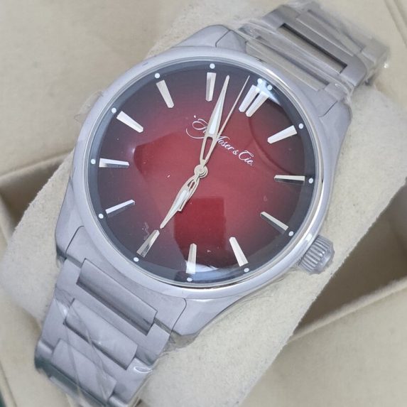 H.Moser & Cie. Pioneer Centre Seconds Mad Red 3200-1207 NOS