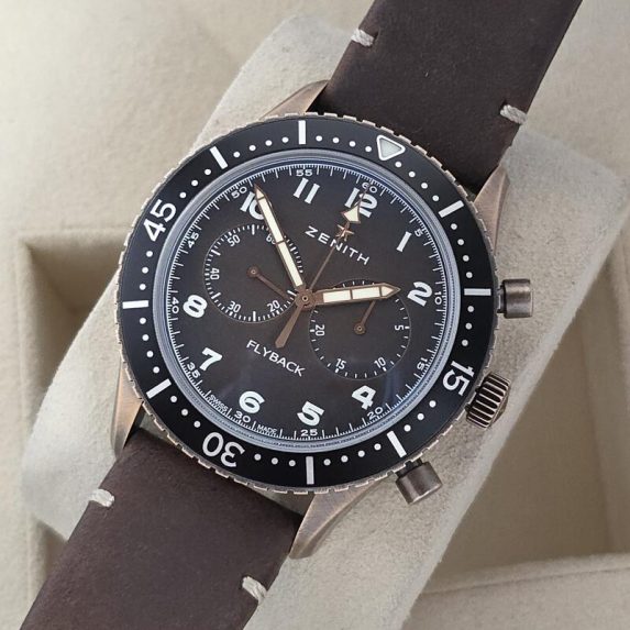 Zenith Pilot Bronze Cronometro Tipo Cp-2 Flyback
