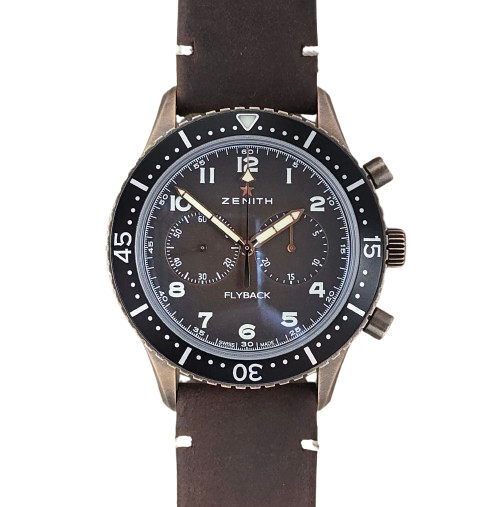 Zenith Pilot Bronze Cronometro Tipo Cp-2 Flyback