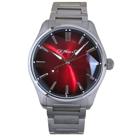 H.Moser & Cie. Pioneer Centre Seconds Mad Red 3200-1207 NOS