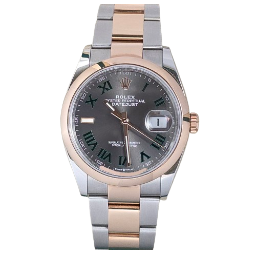 Rolex Datejust 36 Wimbledon Rose Gold 126201