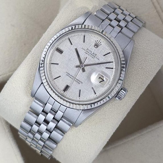 Rolex Datejust 36 1601 Silver Linen