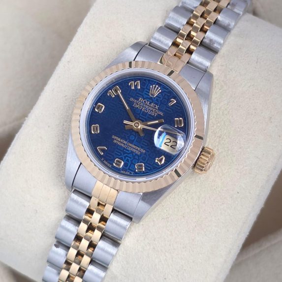 Rolex Lady-Datejust 26 Blue Dial 69173
