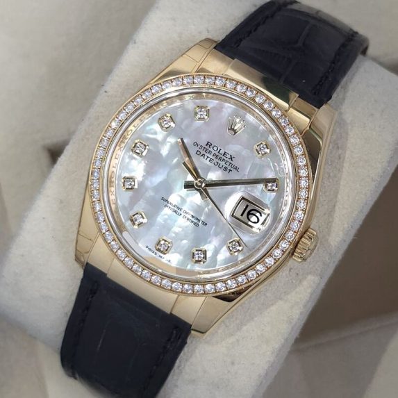 Rolex Datejust 36 MOP Factory Diamonds 116188