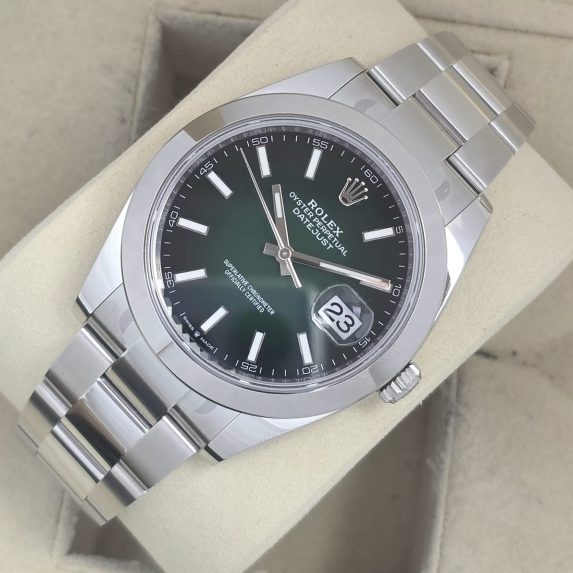 Rolex Datejust 41 Ombre Green 126300 New 2026