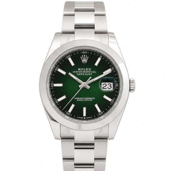 Rolex Datejust 41 Ombre Green 126300 New 2026