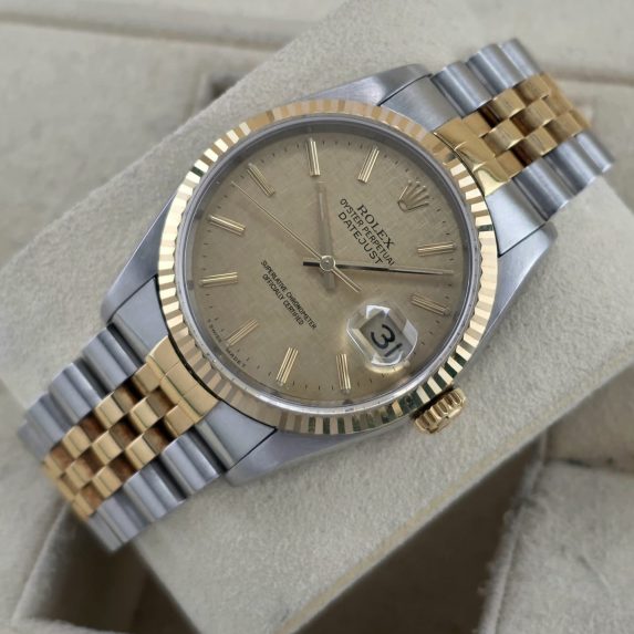 Rolex Datejust 36 Linen Dial 16233