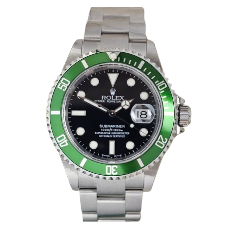 Rolex Submariner Date 16610LV Flat 4 NOS