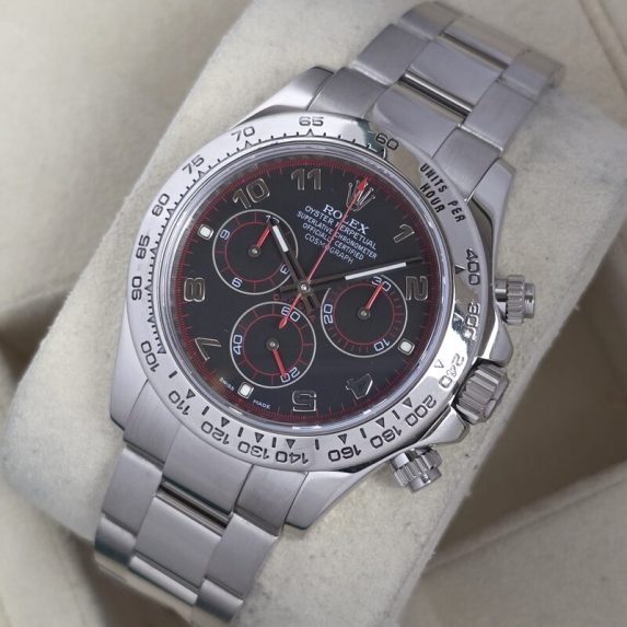 Rolex Daytona 116509 White Gold Black Racing Dial