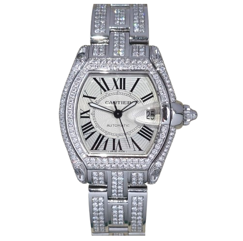 Cartier Roadster LM 2510 Custom Diamonds