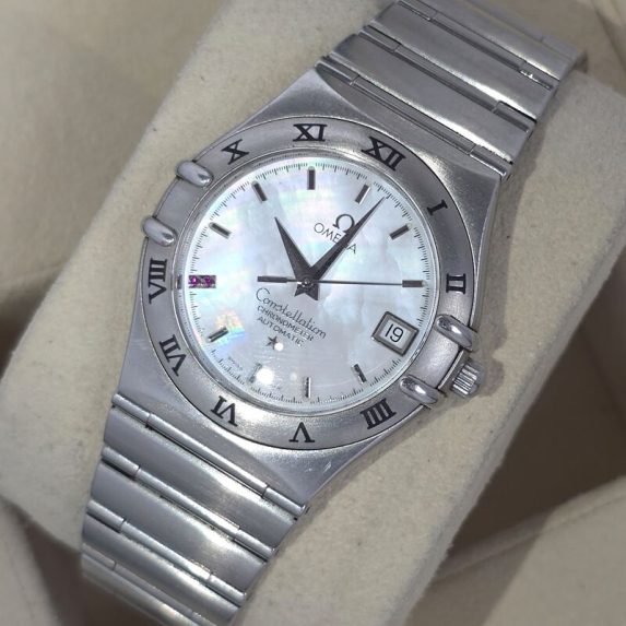 Omega Constellation Ruby MOP Dial LTD Edition Watch 1516.76