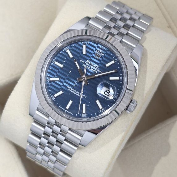 Rolex Datejust 41 Blue Motif Dial 126334