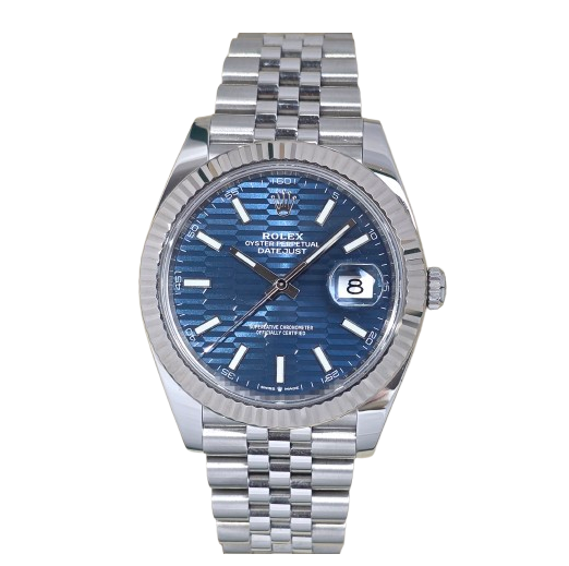 Rolex Datejust 41 Blue Motif Dial 126334