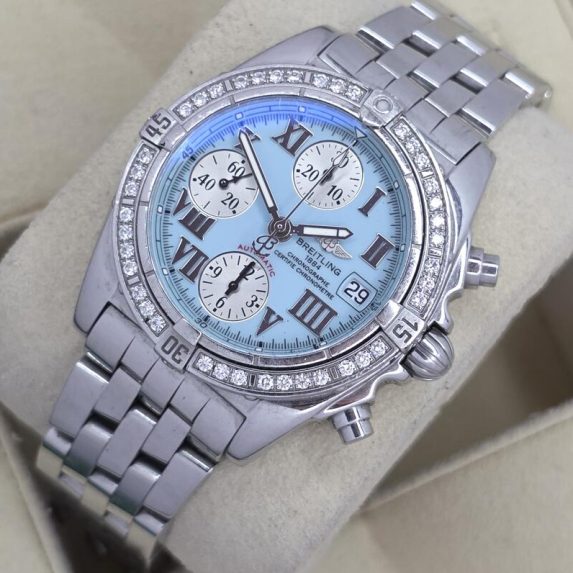 Breitling Chronograph Cockpit A13358 Tiffany Factory Diamond