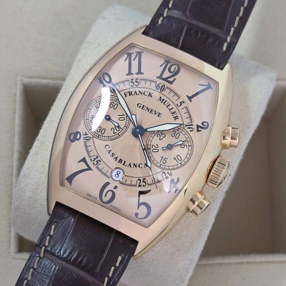 Franck Muller Casablanca Salmon Chronograph 8880 C CC DT Rose Gold