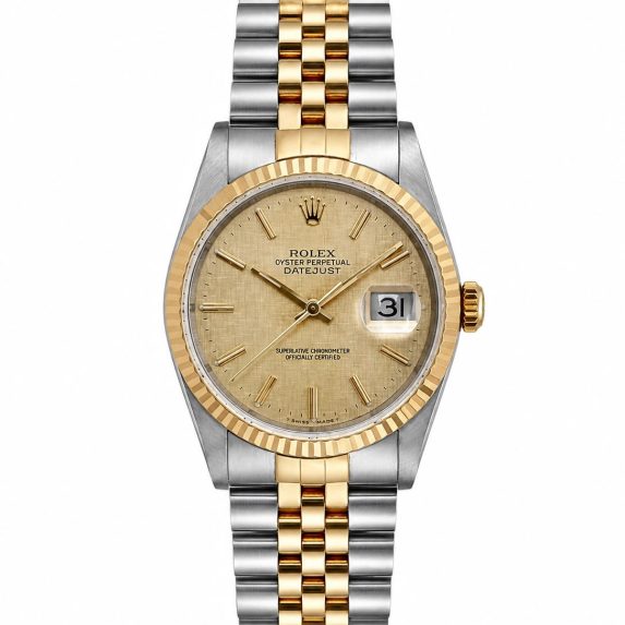 Rolex Datejust 36 Linen Dial 16233