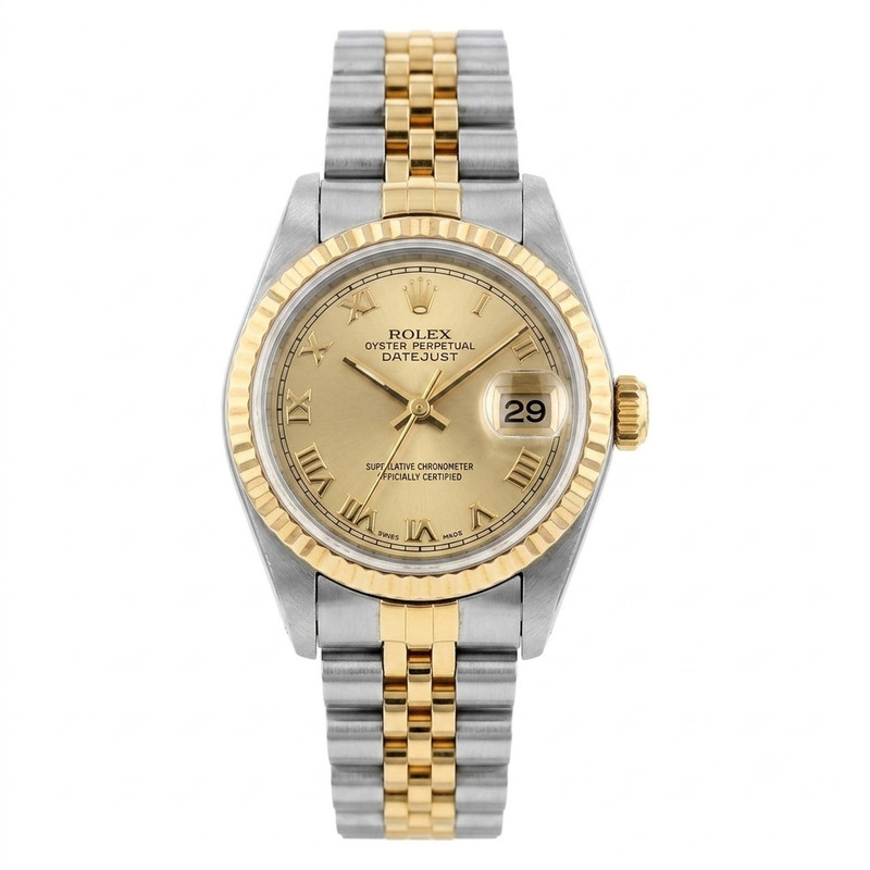 Rolex Lady-Datejust 26 Champagne Roman 69173