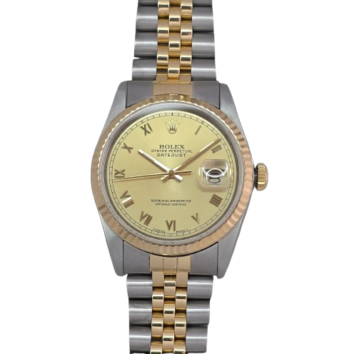 Rolex Datejust 36 Champagne Roman 16233