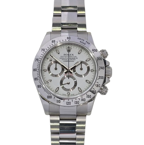 Rolex Daytona 116520 White APH "Disco Dial"