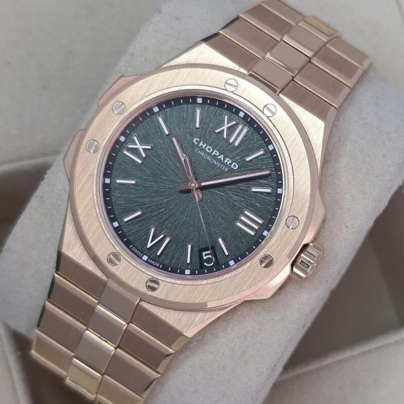 Chopard Alpine Eagle 41 Rose Gold Pine Green 2024