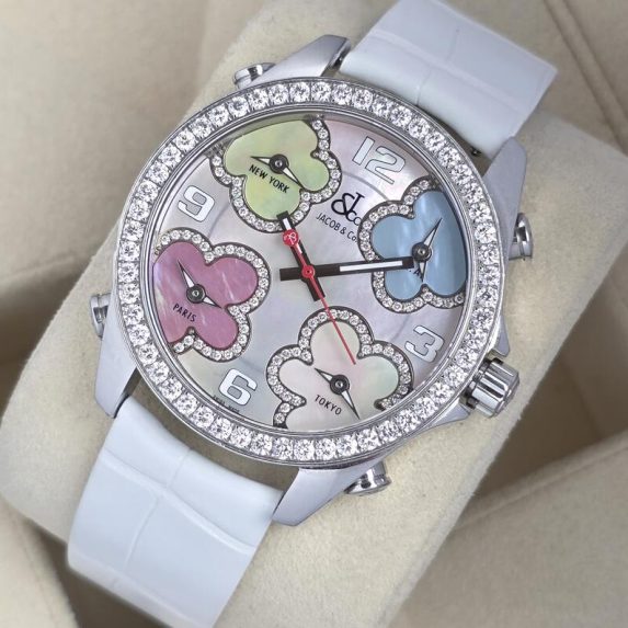 Jacob & Co. Five Time Zone JCM24DA Diamond