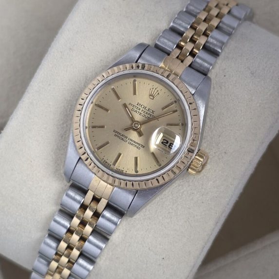 Rolex Lady-Datejust 26 Champagne Stick 69173