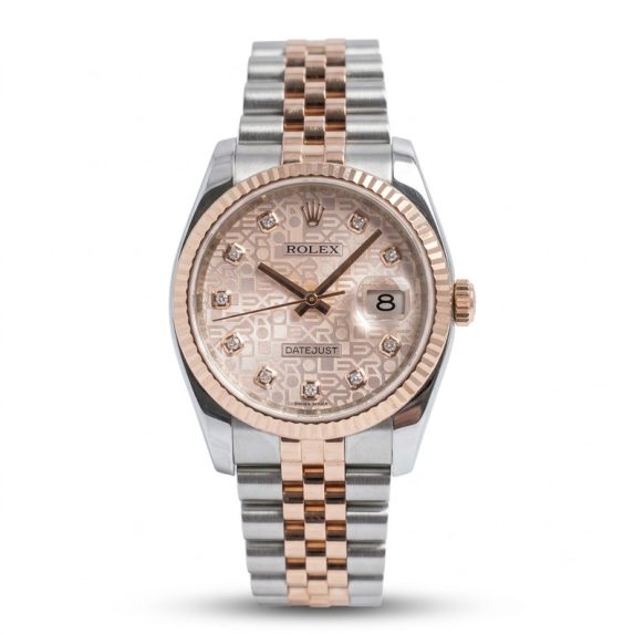 Rolex Datejust 36 Rose Gold Diamond 116231