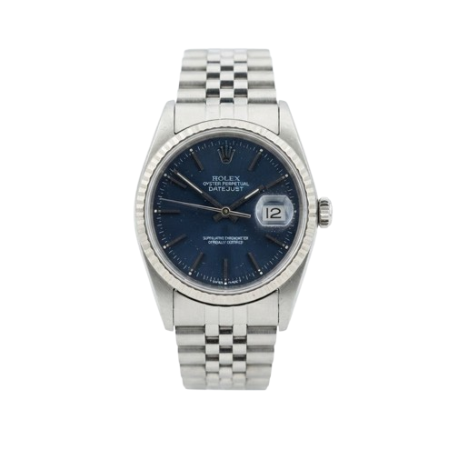 Rolex Datejust 36 Blue Stick Dial 16234