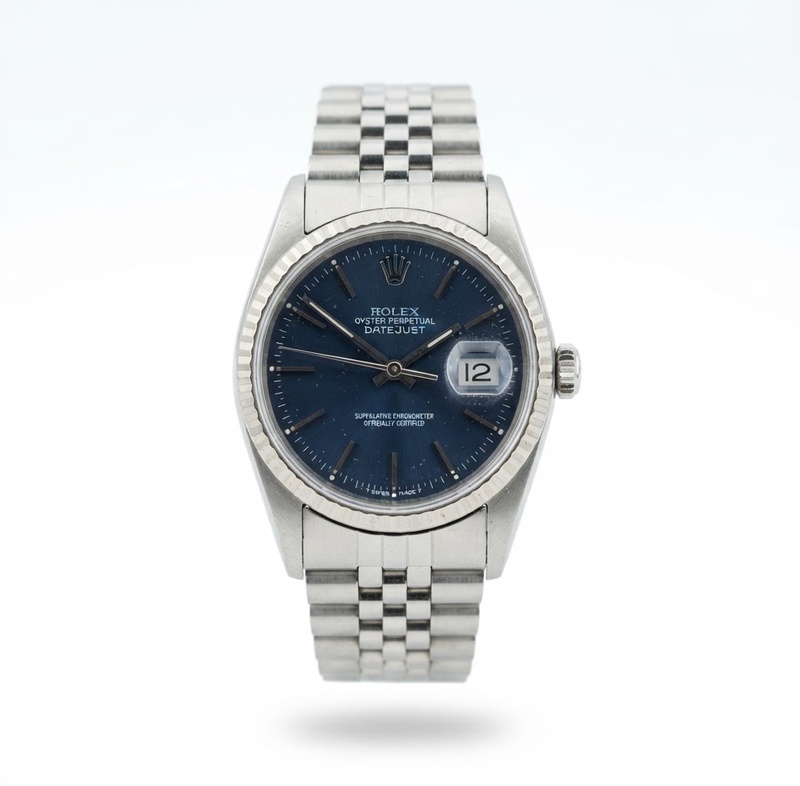 Rolex Datejust 36 Blue Stick Dial 16234