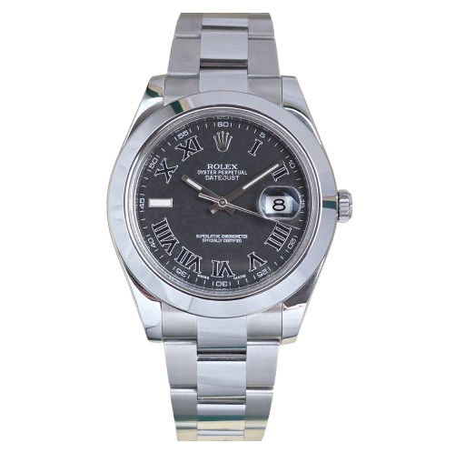 Rolex Datejust II 41 Black Roman 116300