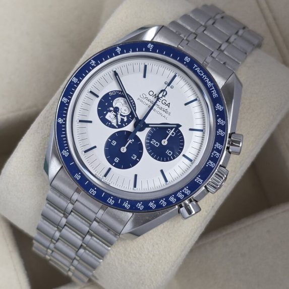 Omega Speedmaster Silver Snoopy Award 50th Anniversary
