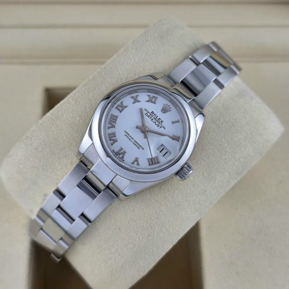 Rolex Lady-Datejust 28 White Roman 279160